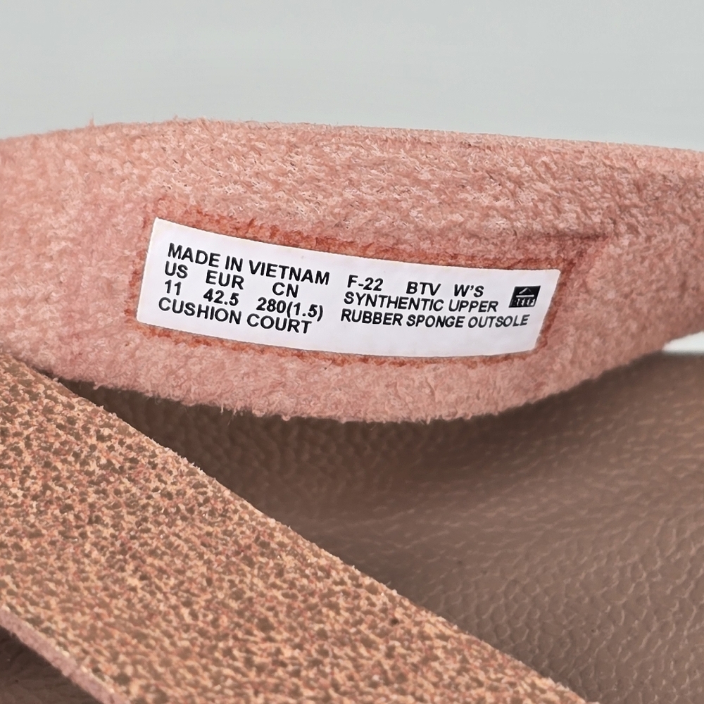 Reef Cushion Court Rose Gold Vegan Leather Sandals Women’s Size 11 NWT - Picture 6 of 8